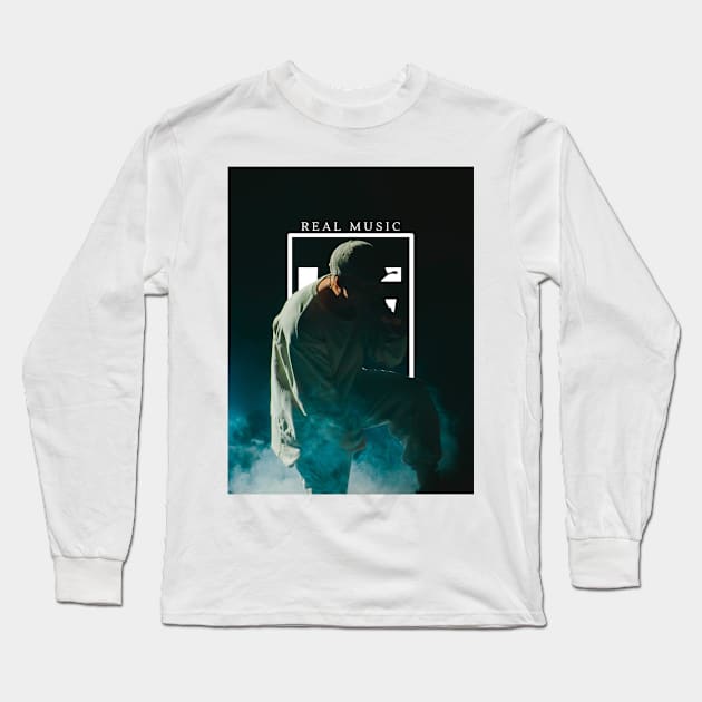 NF Real Music Long Sleeve T-Shirt by Lottz_Design 